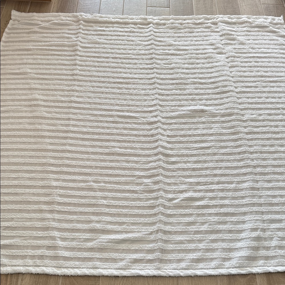 Cute White/Gray Striped shower curtain